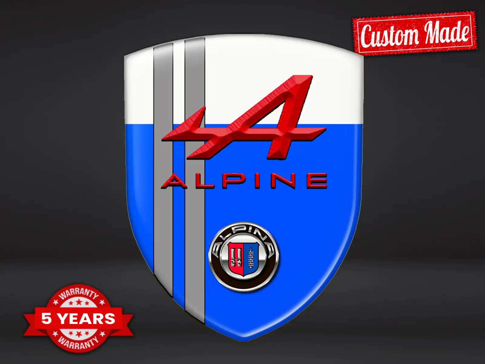 Alpina Heckscheibenaufkleber Trucks Luxus Edition Universal